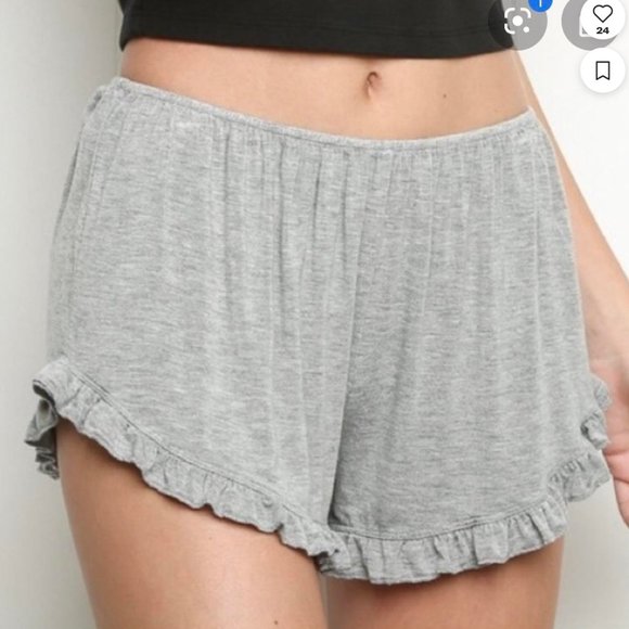 Brandy Melville Pants - Brandy Melville Women's Grey Lounge Shorts